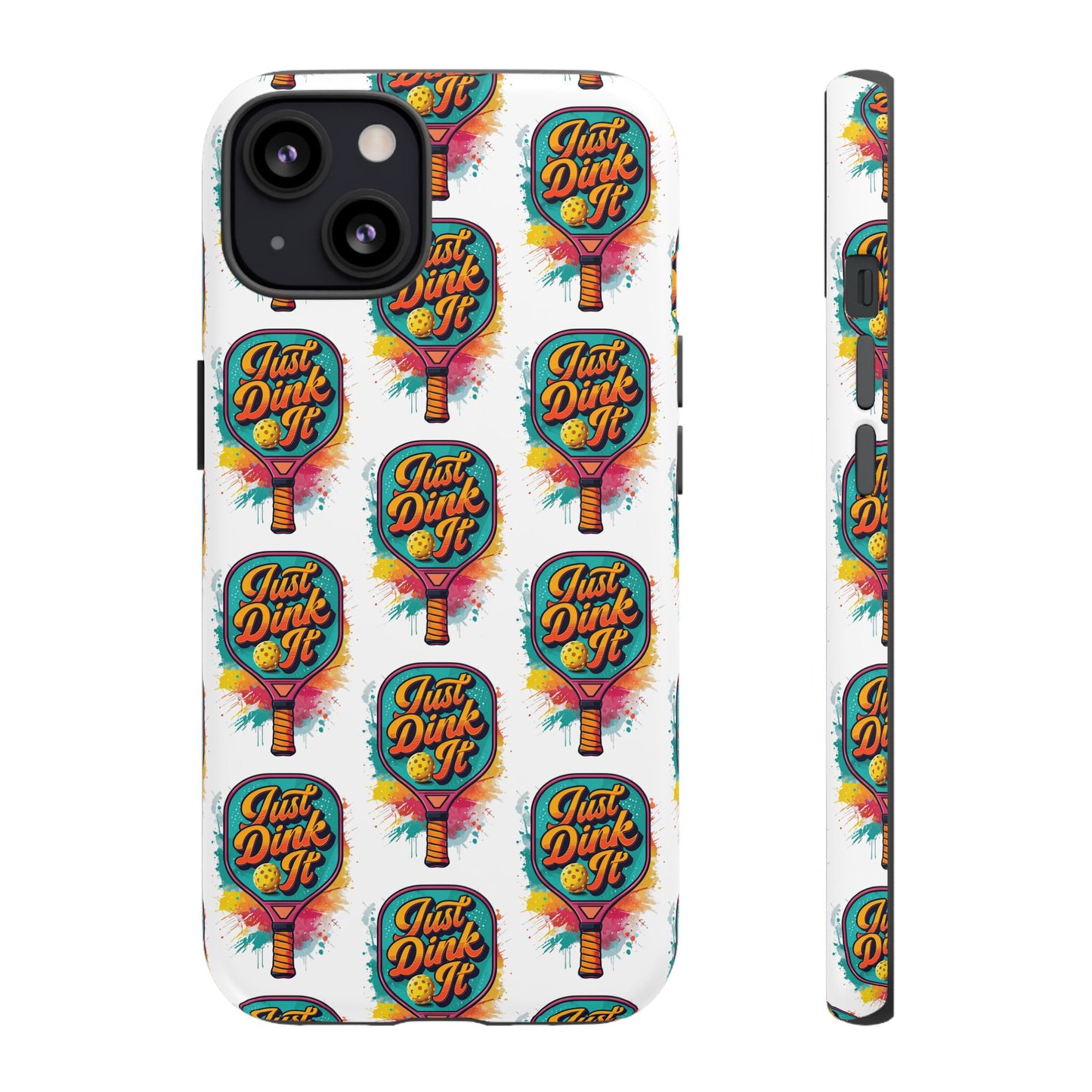 Vibrant Phone Case  pickleball - "Just Drink It" Design for Fun-Loving Drink Enthusiasts, Custom Case, Phone Accessories,