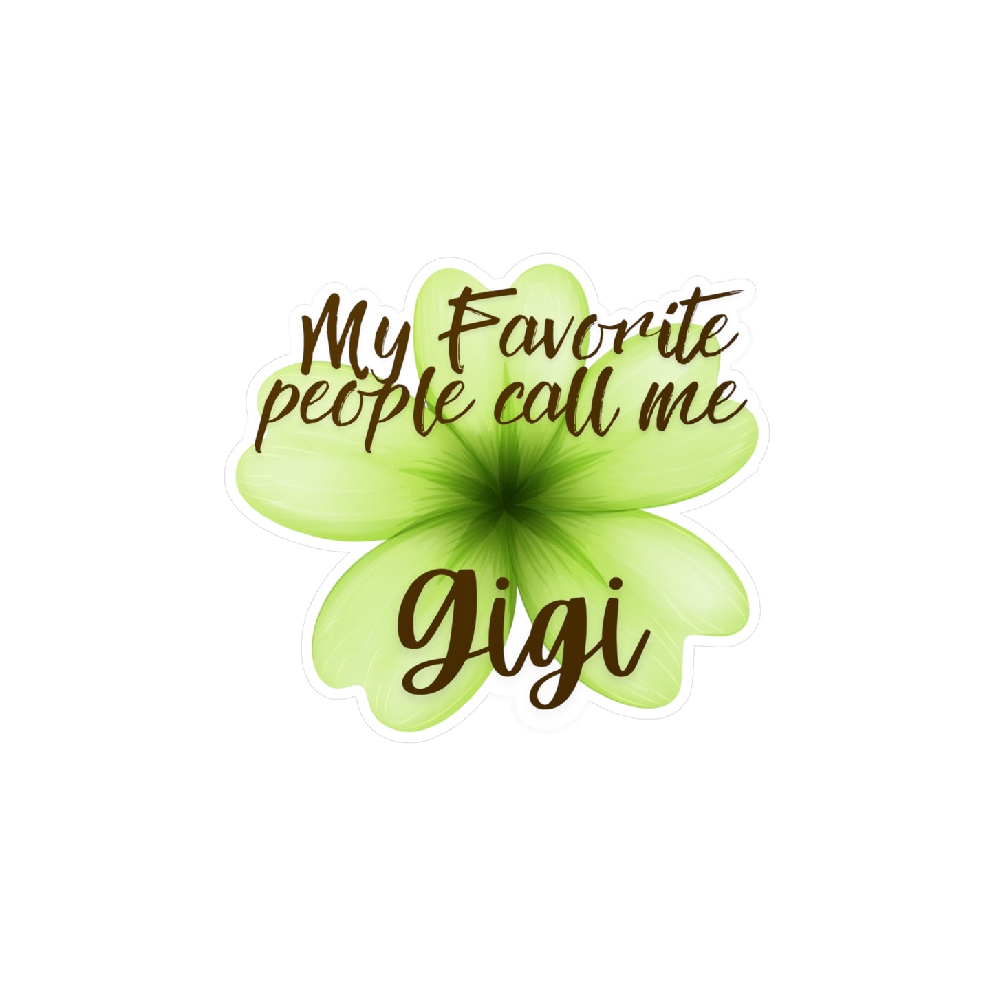 Personalized Gigi Vinyl Decals - Perfect Gift for Loved Ones