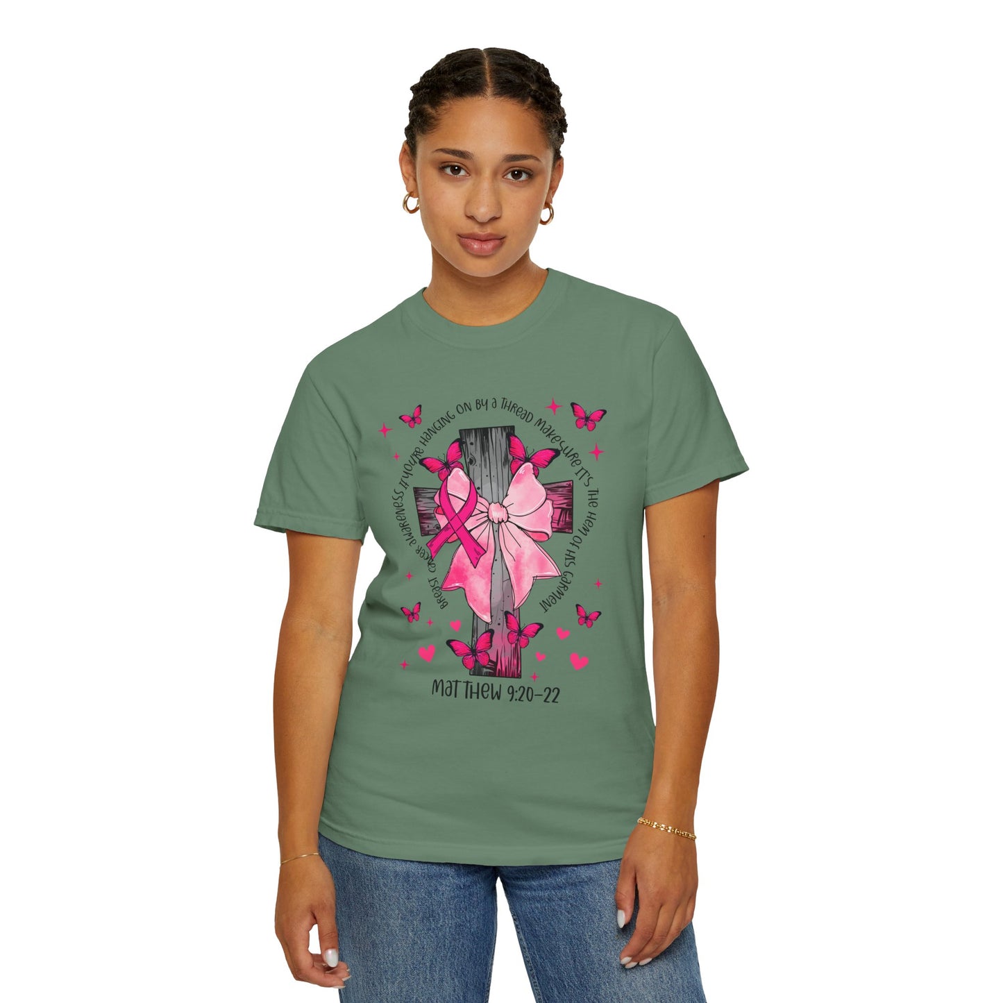 Butterfly and Ribbon Inspirational T-Shirt