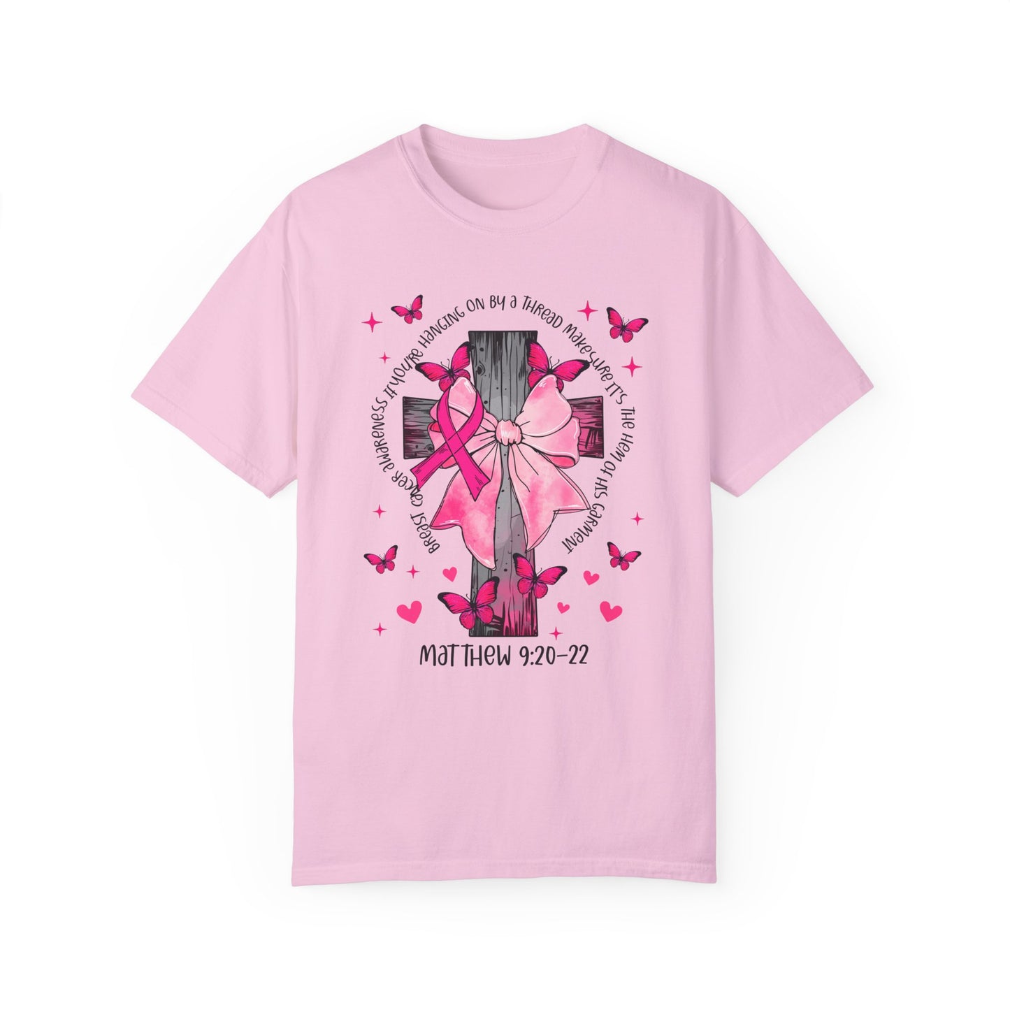 Butterfly and Ribbon Inspirational T-Shirt