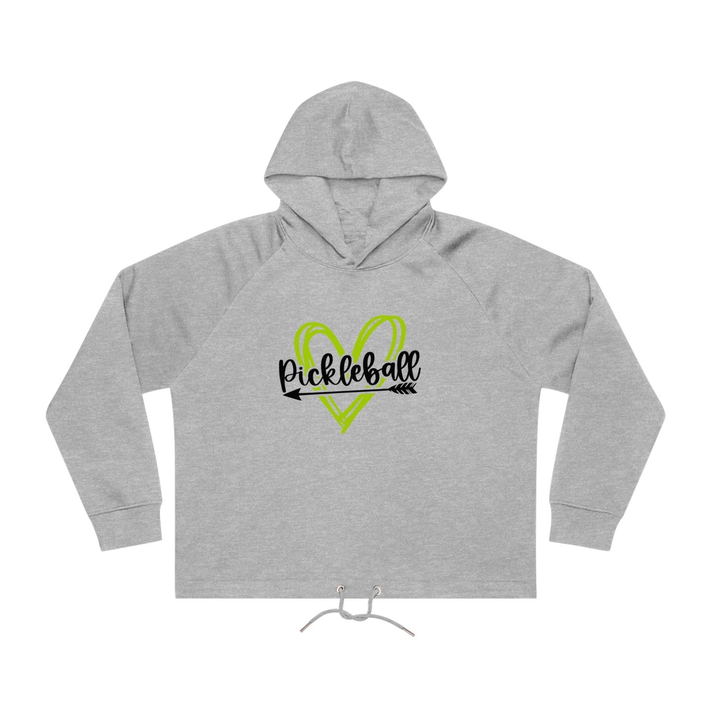 Pickleball Lover Cropped Hoodie, Athletic Sweatshirt, Sporty Pullover, Gift for Pickleball Players, Casual Sport Wear, Unique Hoodie