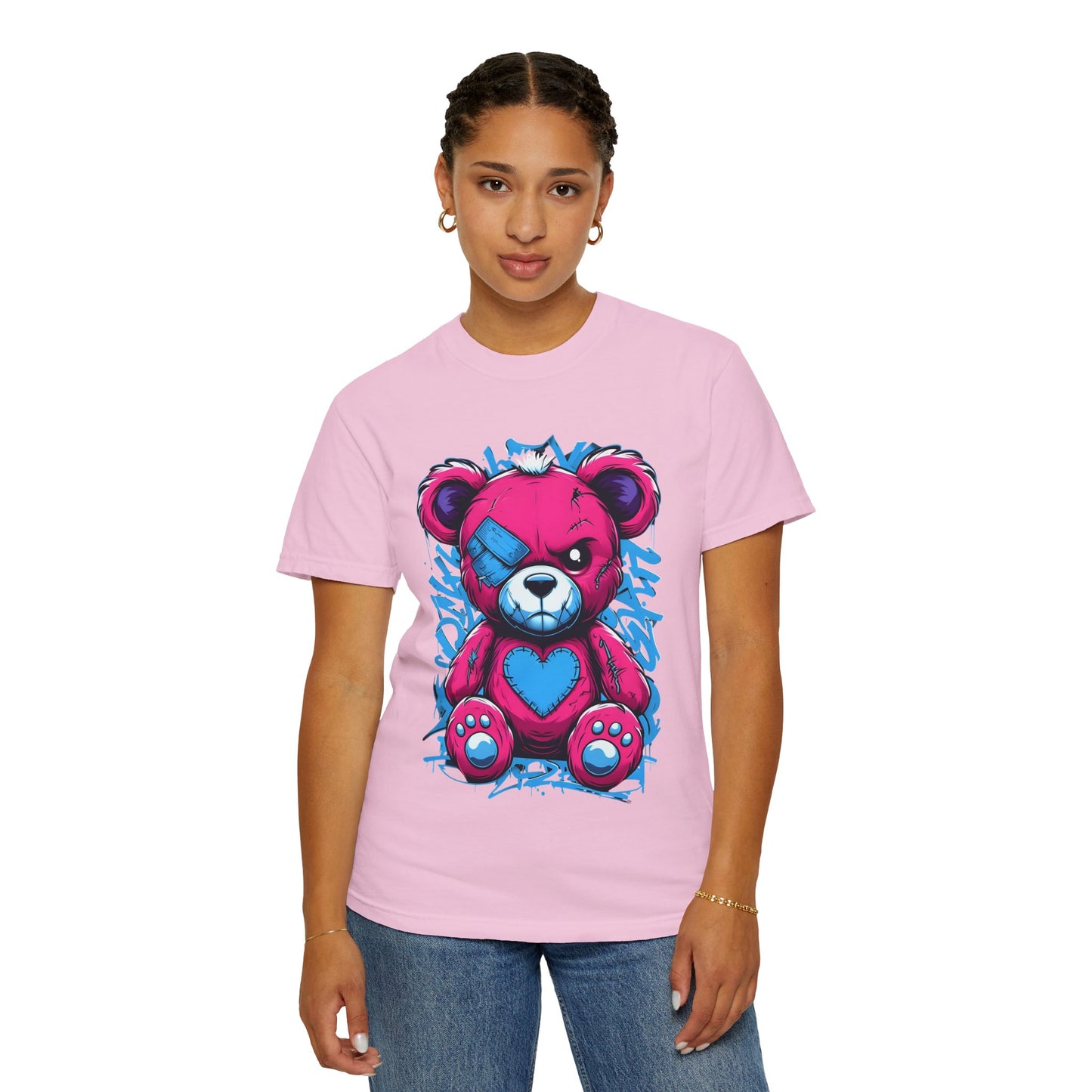 Vintage-Style Bear Graphic T-Shirt for Kids and Adults