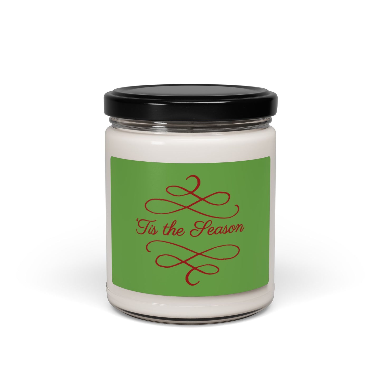 Holiday Scented Soy Candle - 'Tis the Season, Eco-friendly Aromatherapy Candle, Christmas Home Decor, Gift for Her, Cozy Winter Vibes