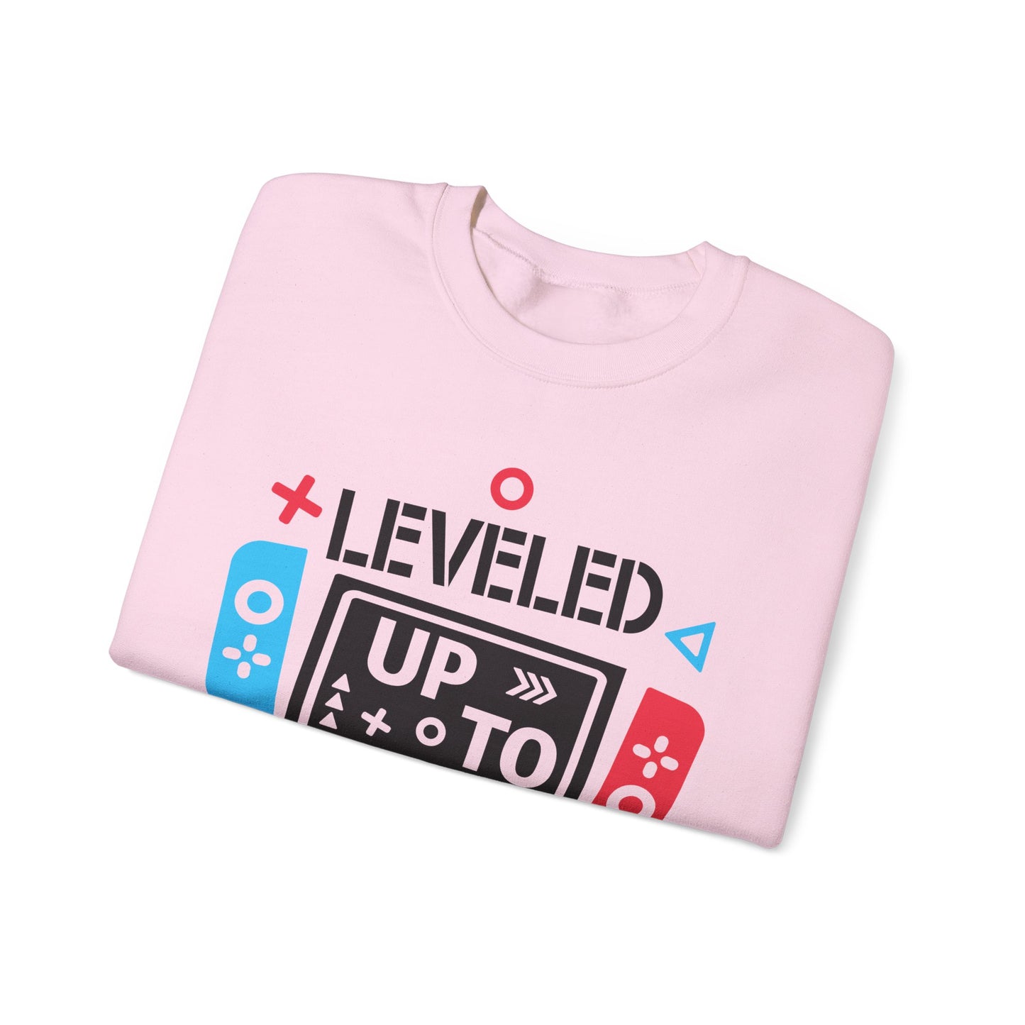 Leveled Up Mama Crewneck Sweatshirt - Unisex Gaming Gift