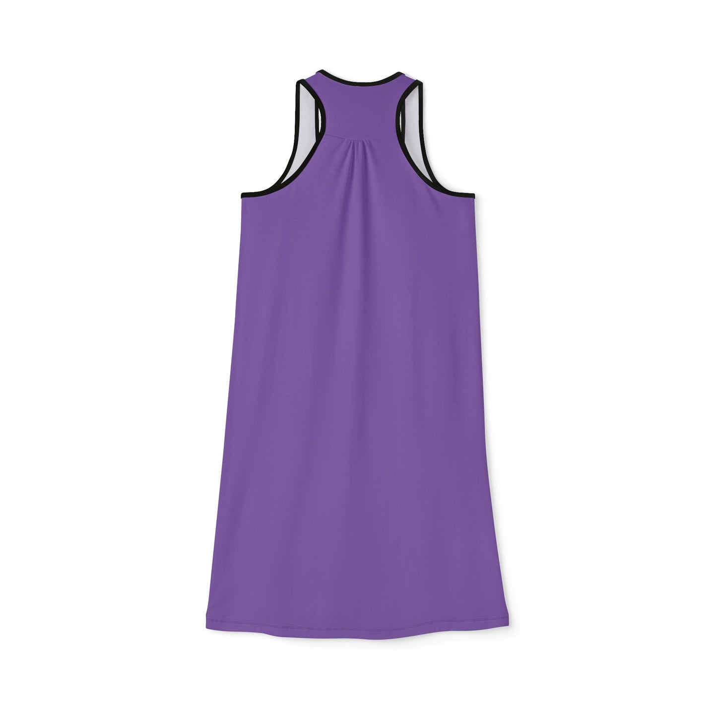 Inspirational Purple Racerback Dress for Breast Cancer Awareness