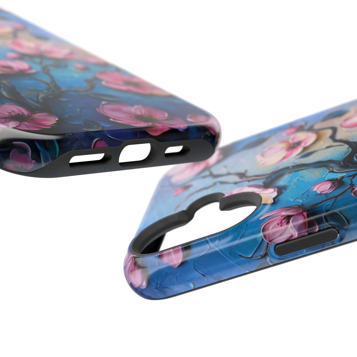 Floral Magnetic Tough Cases - Durable Phone Protection with Artistic Design, Phone Accessories, Gift for Her, Custom Cases,