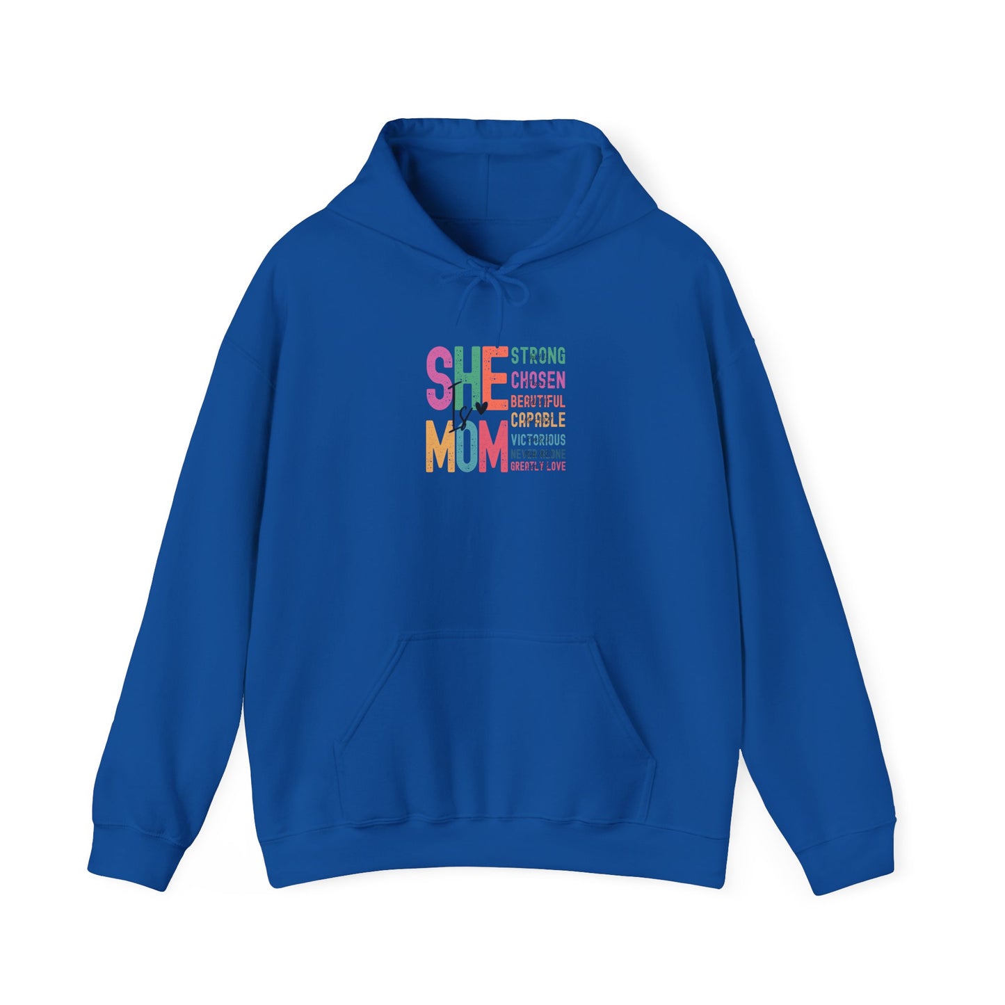 Empowering Mom Hoodie, Strong Mom Sweatshirt, Inspirational Gift for Moms, Cozy Hooded Sweatshirt, Mother's Day Apparel