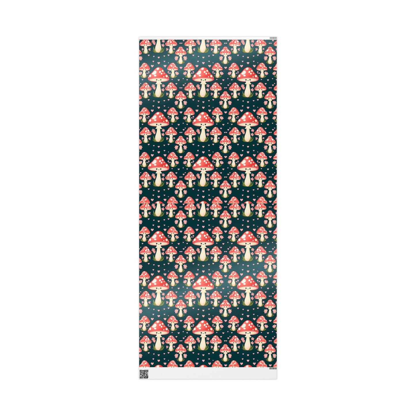 Wrapping Papers, Whimsical Mushroom Festive Gift Wrap, Birthdays, Holidays, Eco-Friendly, Floral Design, Cute Decor, Valentines Day,