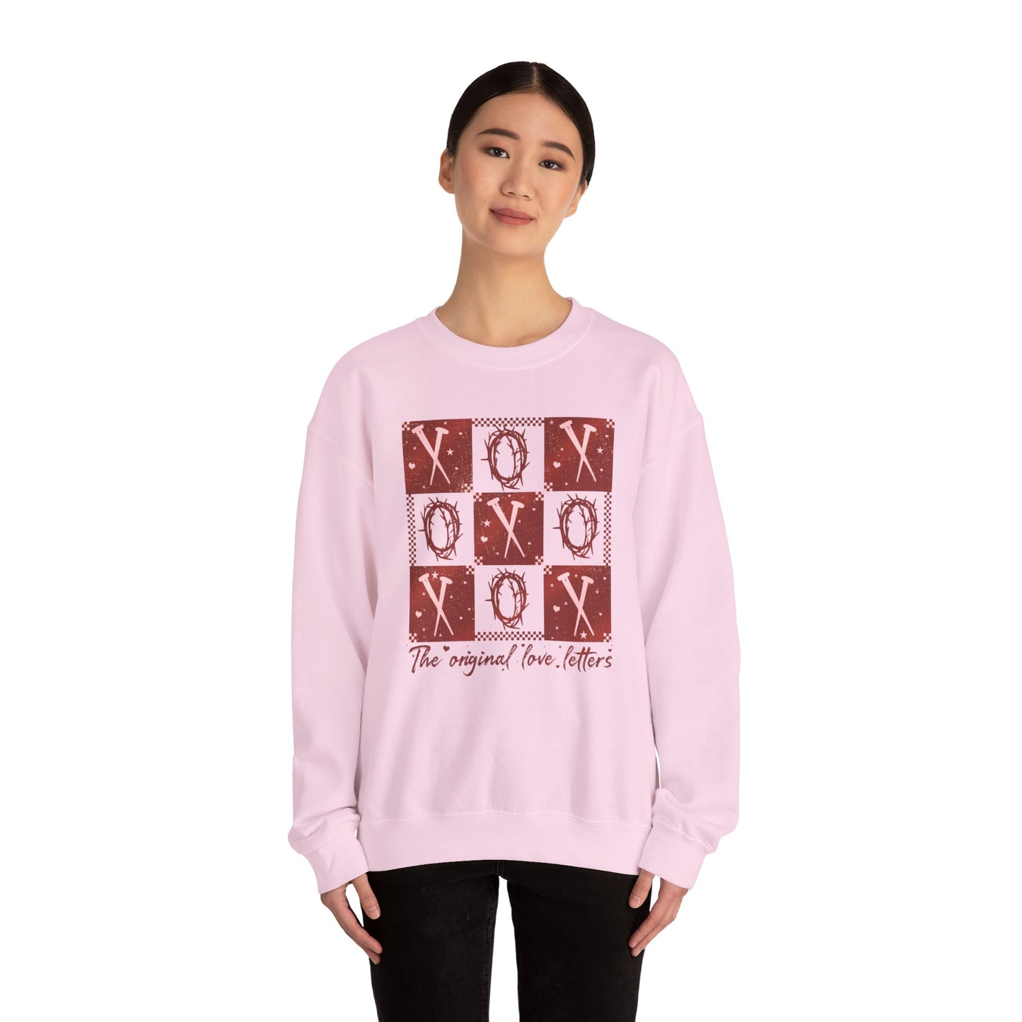 Romantic Crewneck Sweatshirt - 'The Original Love Letters' Design