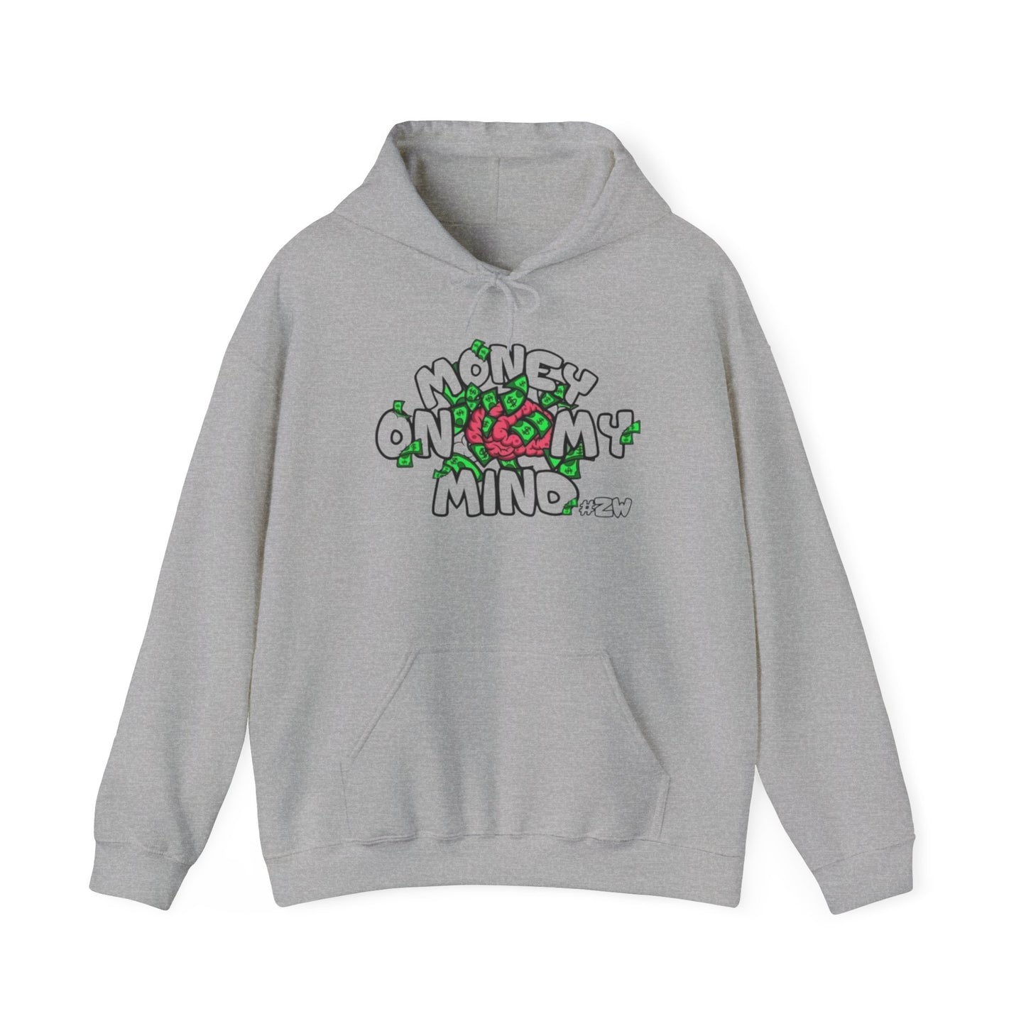 Money on My Mind Hoodie, Cozy Unisex Sweatshirt, Trendy Gift for Him/Her, Lounge Wear, Streetwear Style, Perfect for Casual Outings