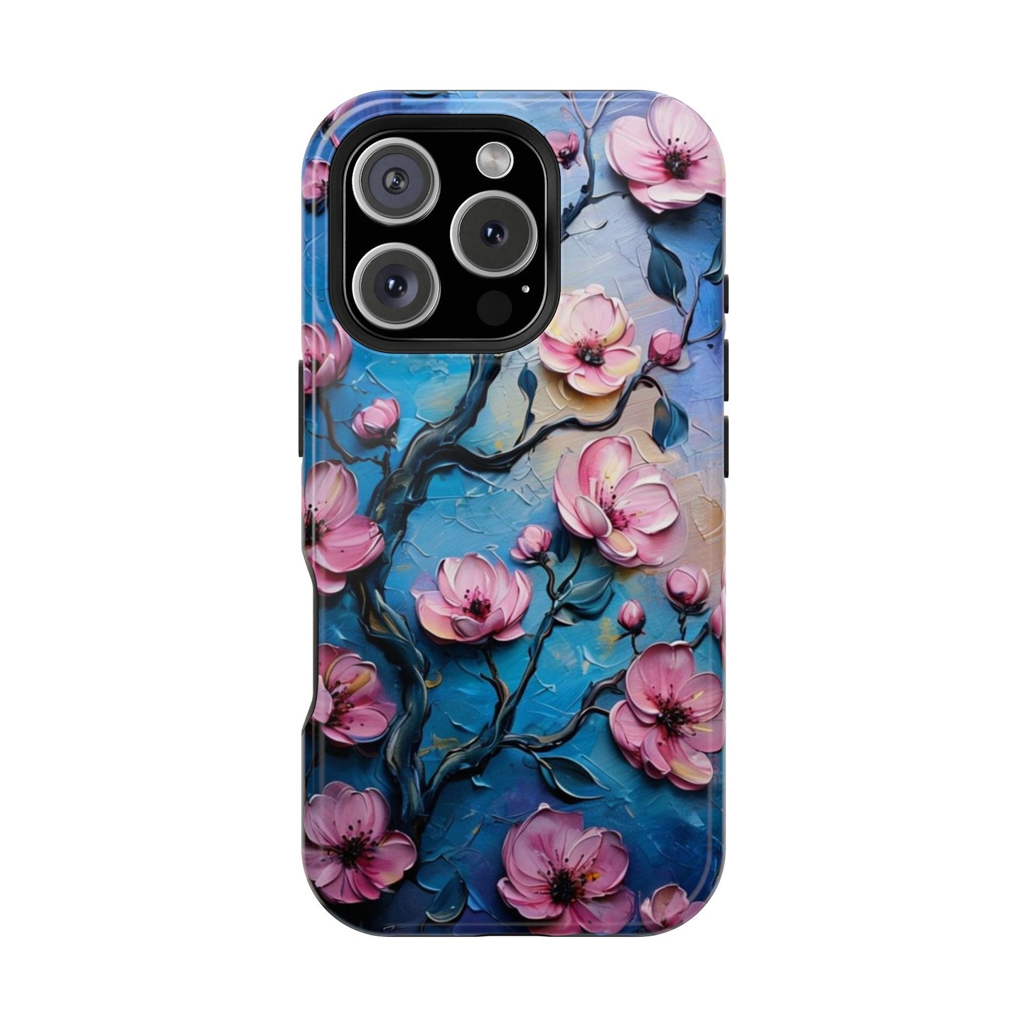 Floral Magnetic Tough Cases - Durable Phone Protection with Artistic Design, Phone Accessories, Gift for Her, Custom Cases,