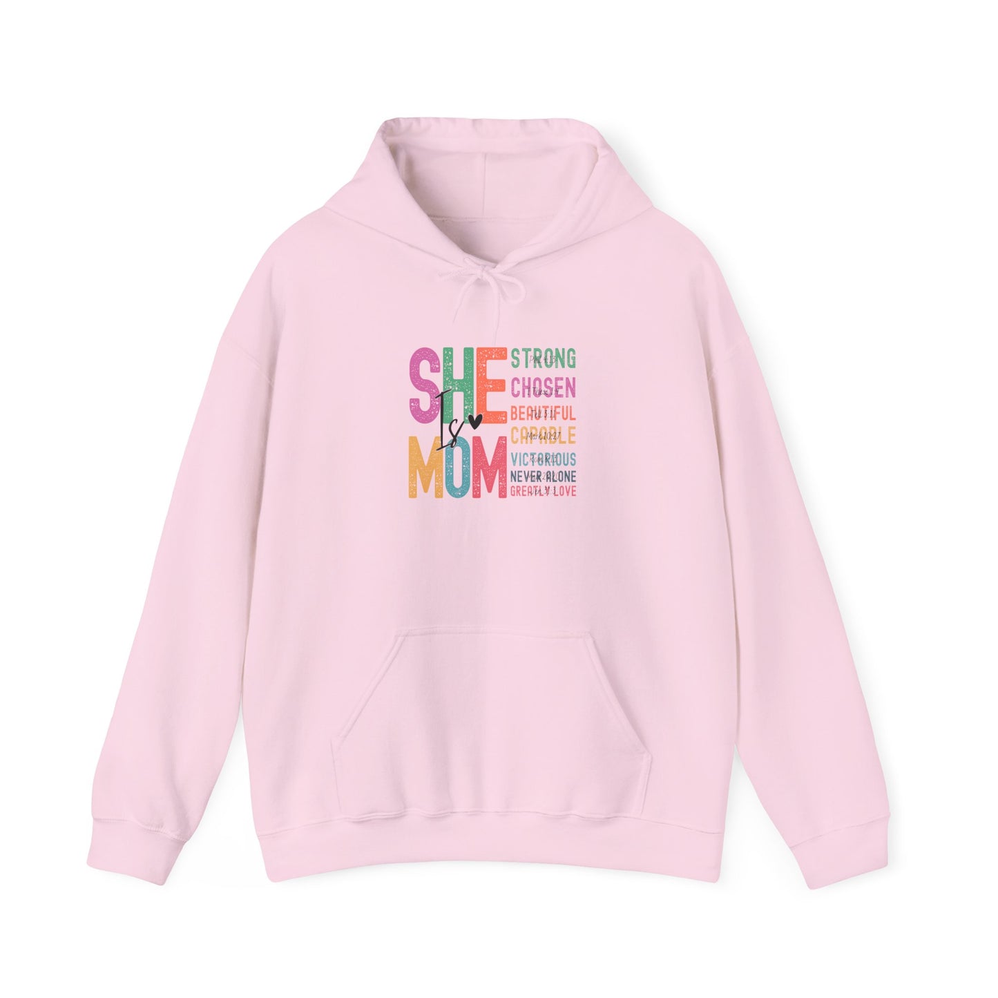 Empowering Mom Hoodie, Strong Mom Sweatshirt, Inspirational Gift for Moms, Cozy Hooded Sweatshirt, Mother's Day Apparel