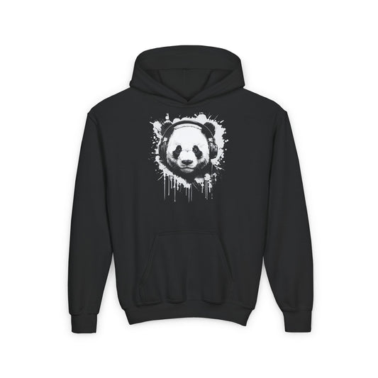 Cute Panda Design Youth Hoodie, Animal Lover Gift, Kids Apparel, Cozy Sweatshirt, Birthday Present, Perfect for Gifts