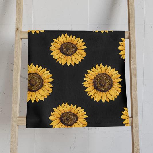 Sunflower Hand Towel - Vibrant Kitchen Decor, Summer Home Accessories, Floral Gift for Garden Lovers, Perfect for Birthdays, Housewarming