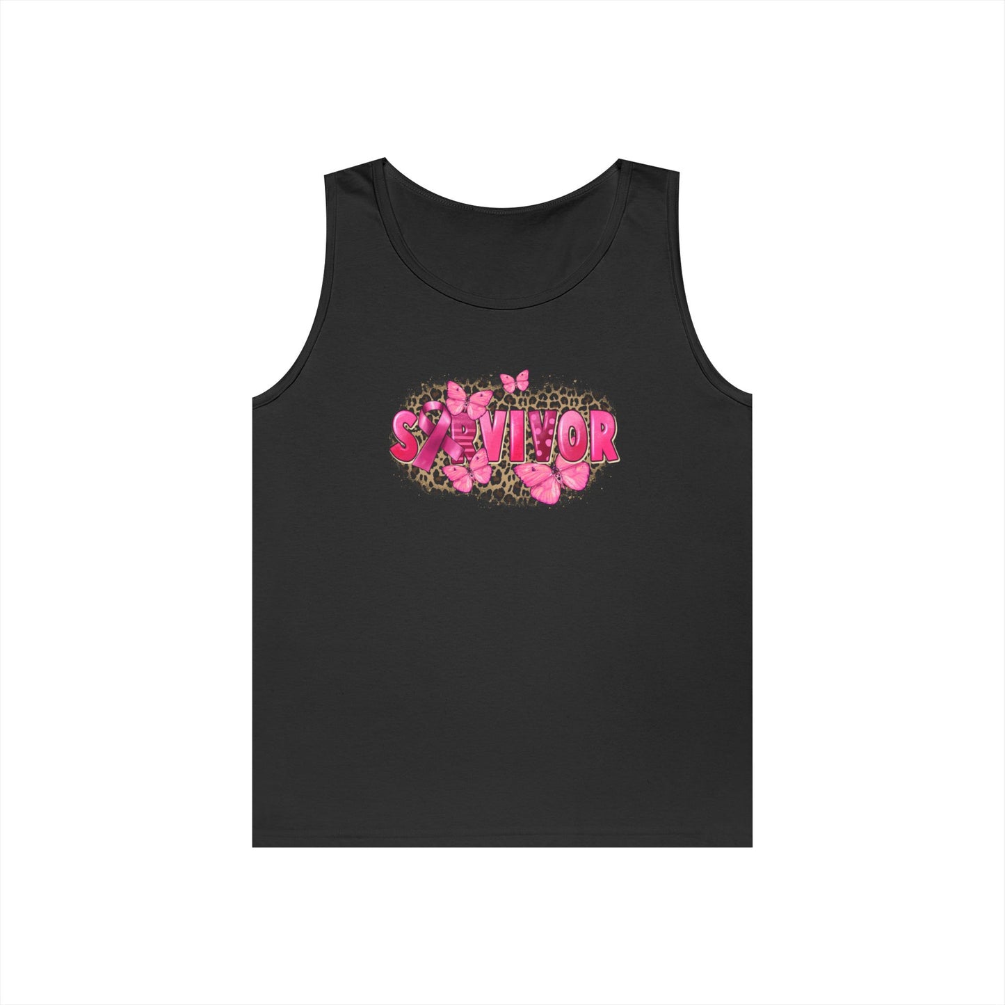 Survivor Butterfly Unisex Heavy Cotton Tank Top