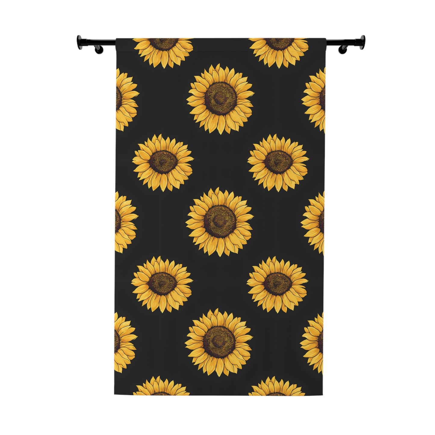 Sunflower Window Curtains, Cheerful Home Decor, Floral Blackout Drapes - Summer Vibes, Living Room Accent, Gift for Plant Lovers