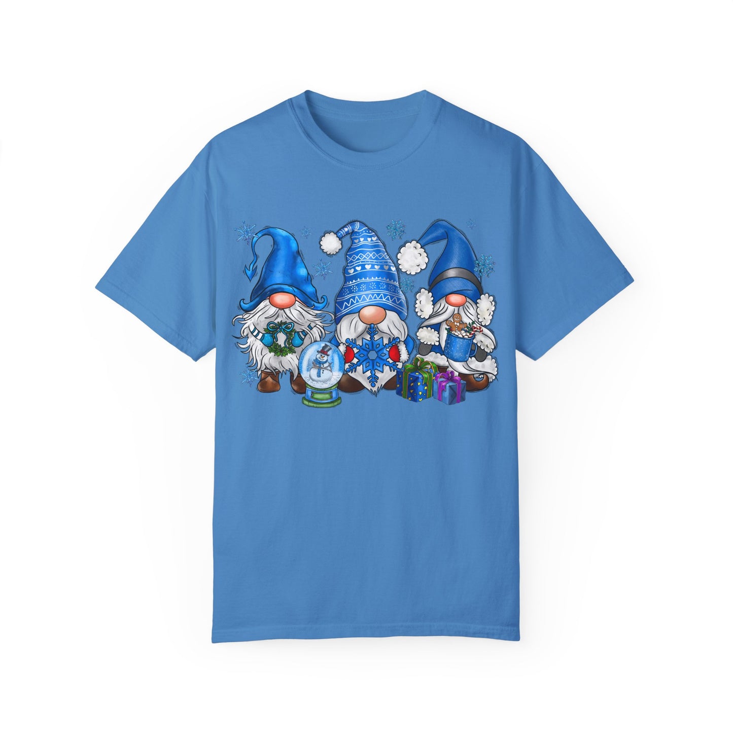 Whimsical Gnome T-shirt, Holiday Apparel, Cute Gift, Christmas, Cozy Style, Winter Fashion, Fun Casual Wear