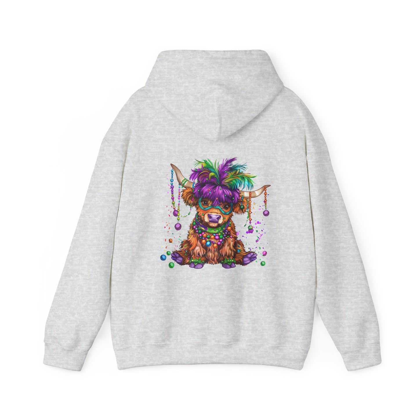 Colorful Celebration Cute Cow Hoodie, Fun Pet Hoodie, Unisex Sweatshirt for Cow Lovers, Perfect for Birthdays, Parties, and Everyday Wear,