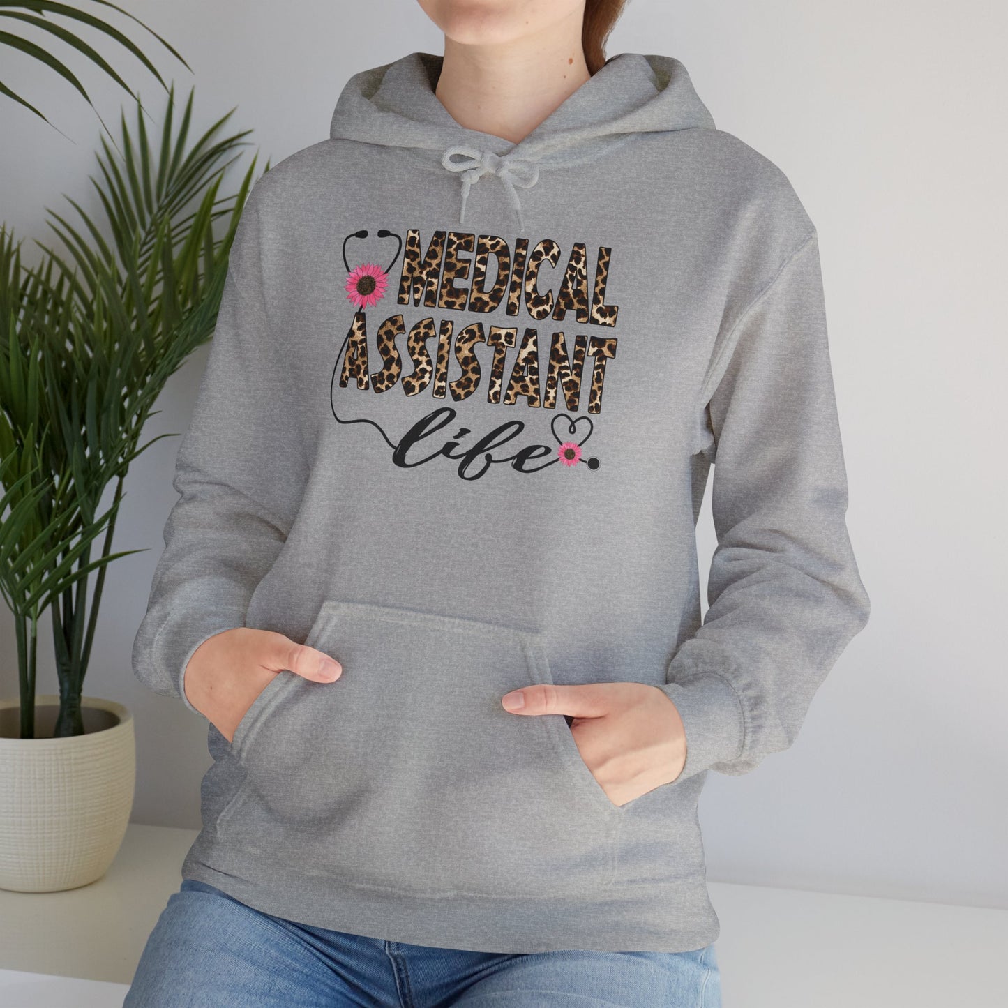 Medical Assistant Life Unisex Heavy Blend Hoodie - Soft and Stylish Sweatshirt for Healthcare Professionals