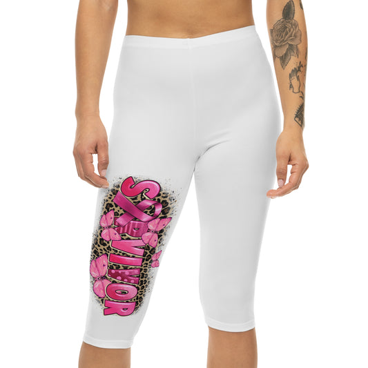 Copy of Stylish Women's Capri Leggings with 'Savior' Butterfly Design