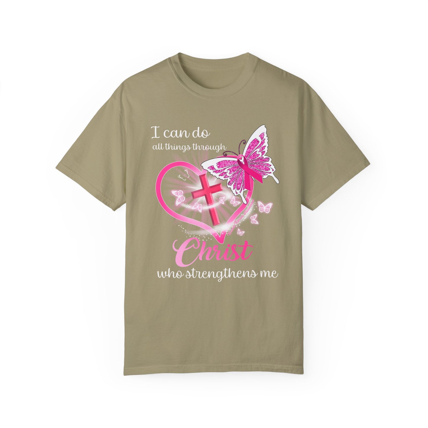 Inspirational Butterfly T-Shirt - Faith & Strength for Every Occasion