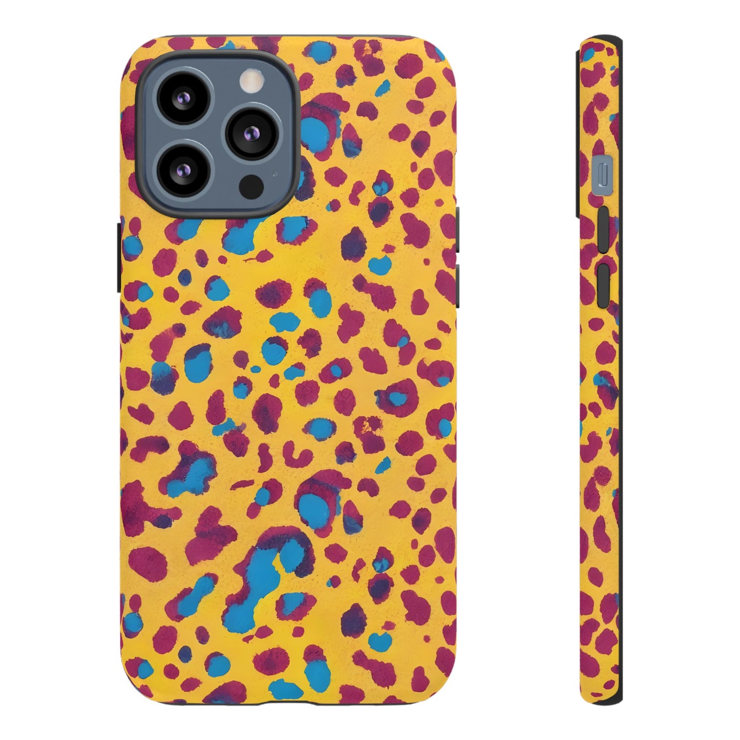 Leopard Print Phone Case - Tough Cases for Trendsetters, Stylish Protection, Wildlife Lover Gift, Unique Tech Accessory, iPhone & Android