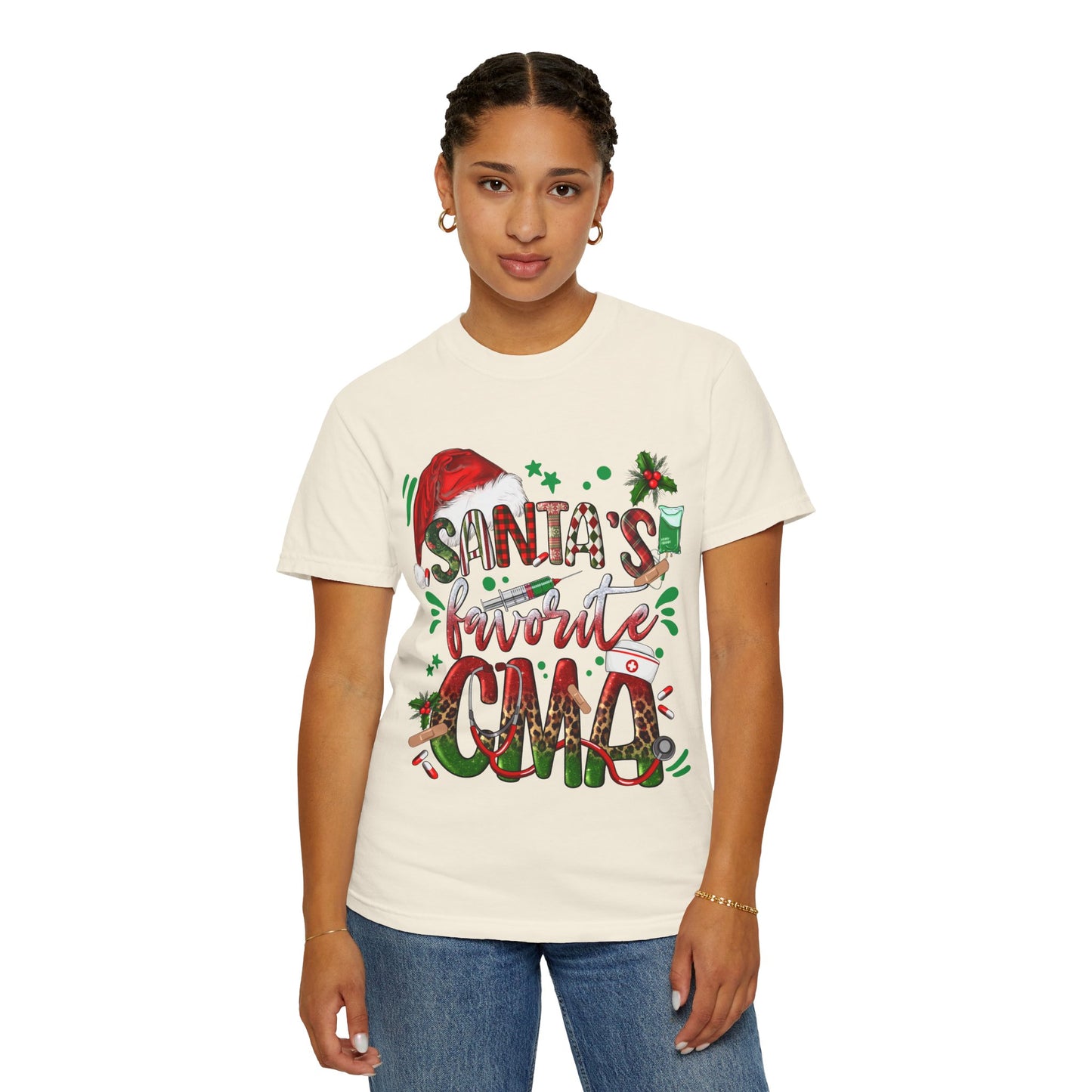 Santa's Favorite CMA T-Shirt, Christmas Gift, Holiday Apparel, Unisex Shirt, Fun Festive Tee, Seasonal Wear