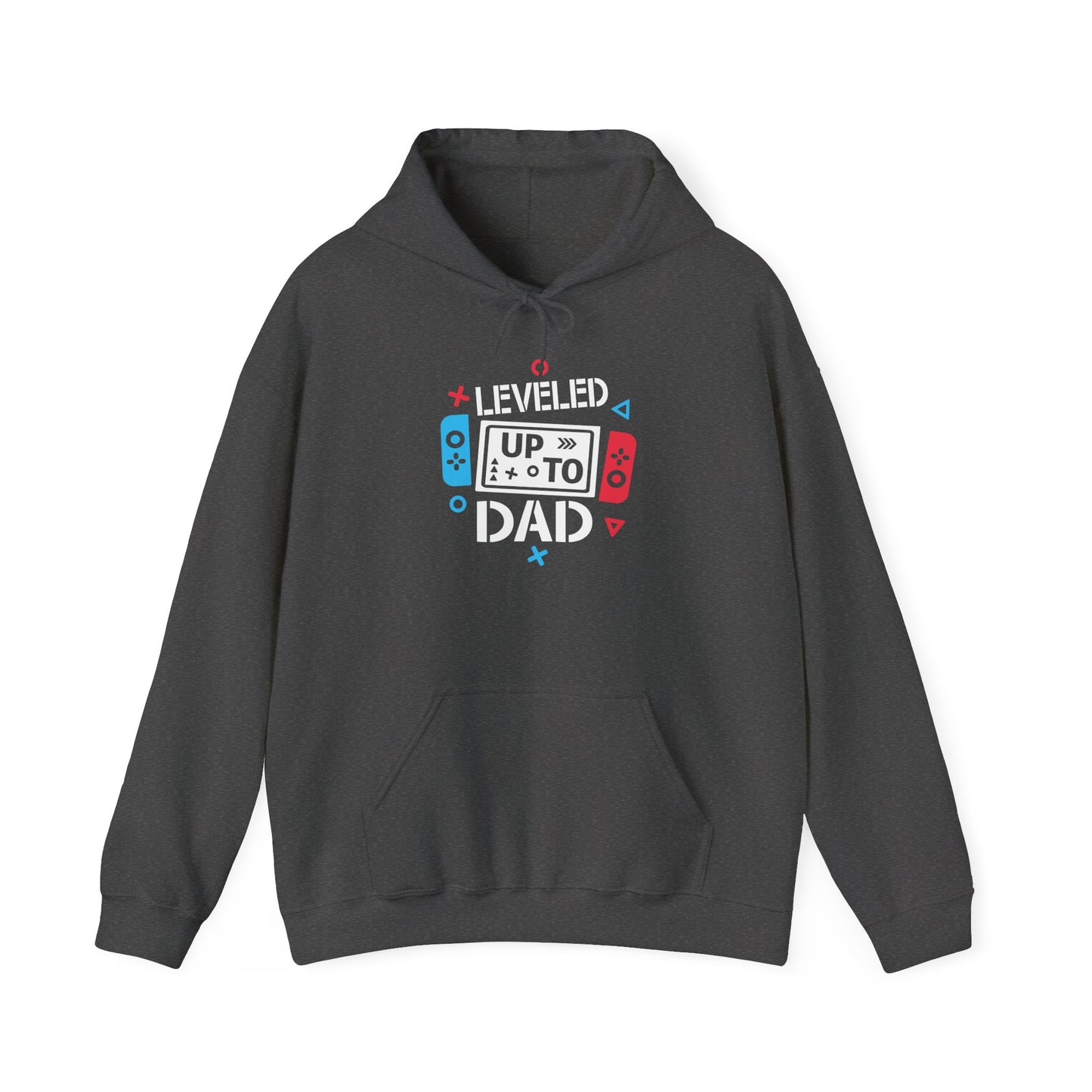 Gaming Dad Hoodie - Leveled Up Sweatshirt for Gamers