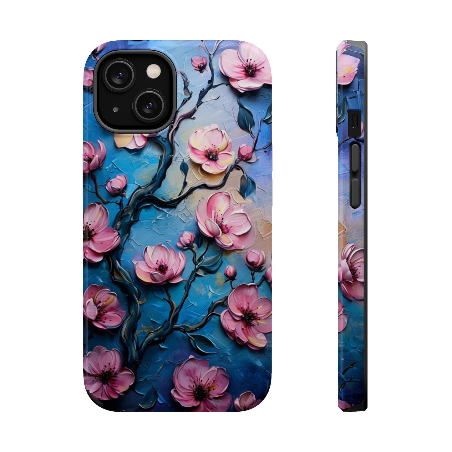 Floral Magnetic Tough Cases - Durable Phone Protection with Artistic Design, Phone Accessories, Gift for Her, Custom Cases,