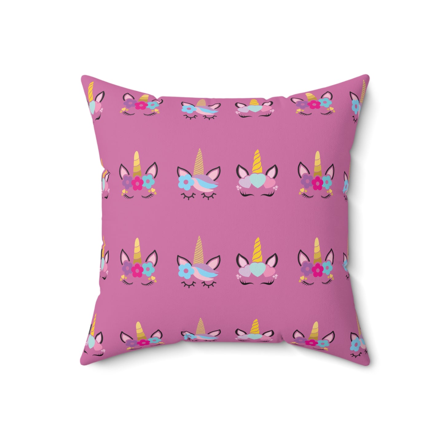 Whimsical Unicorn Accent Pillow, Magical Home Decor, Kids Room Cushion, Gift for Girls, Playroom Throw Pillow, Birthday Present