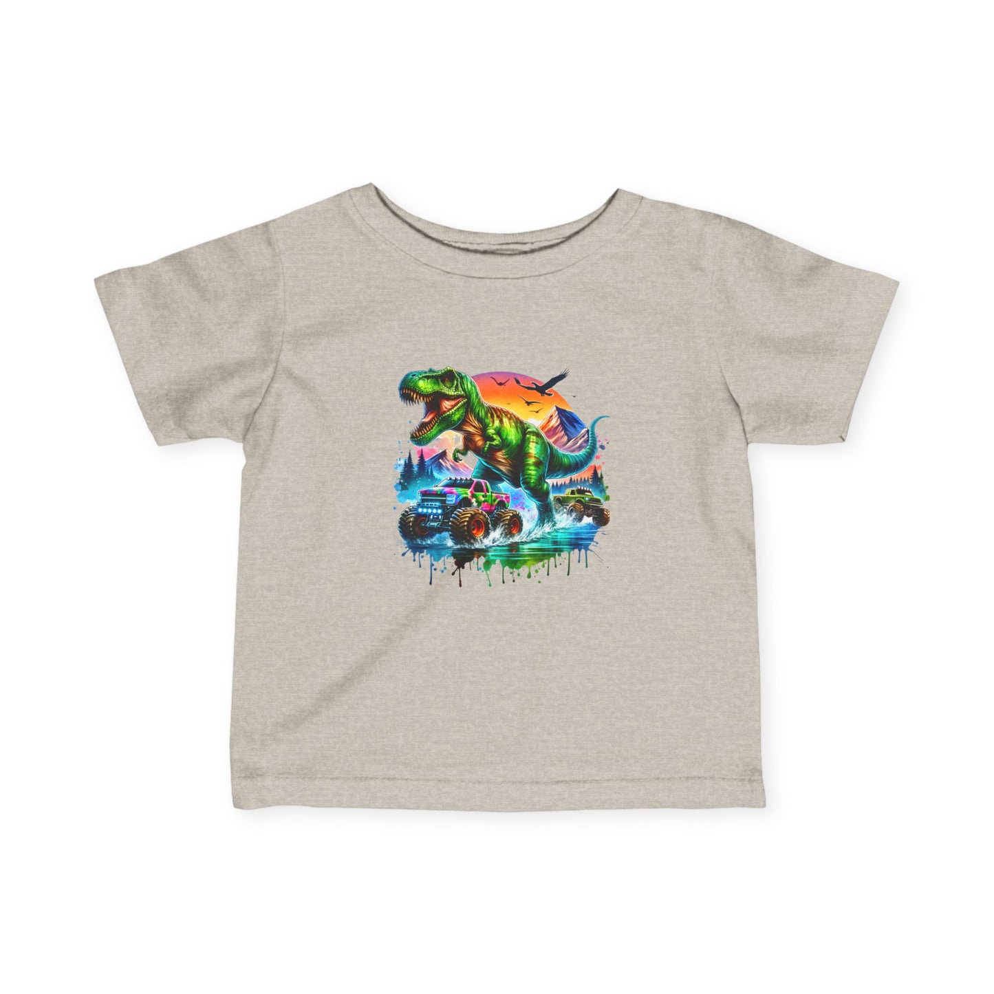 Infant Tee, Dinosaur Adventure Kids Shirt, Cute Toddler Tee, Prehistoric Dino Art, Gift for Baby Showers and Birthdays, Fun Baby Outfit