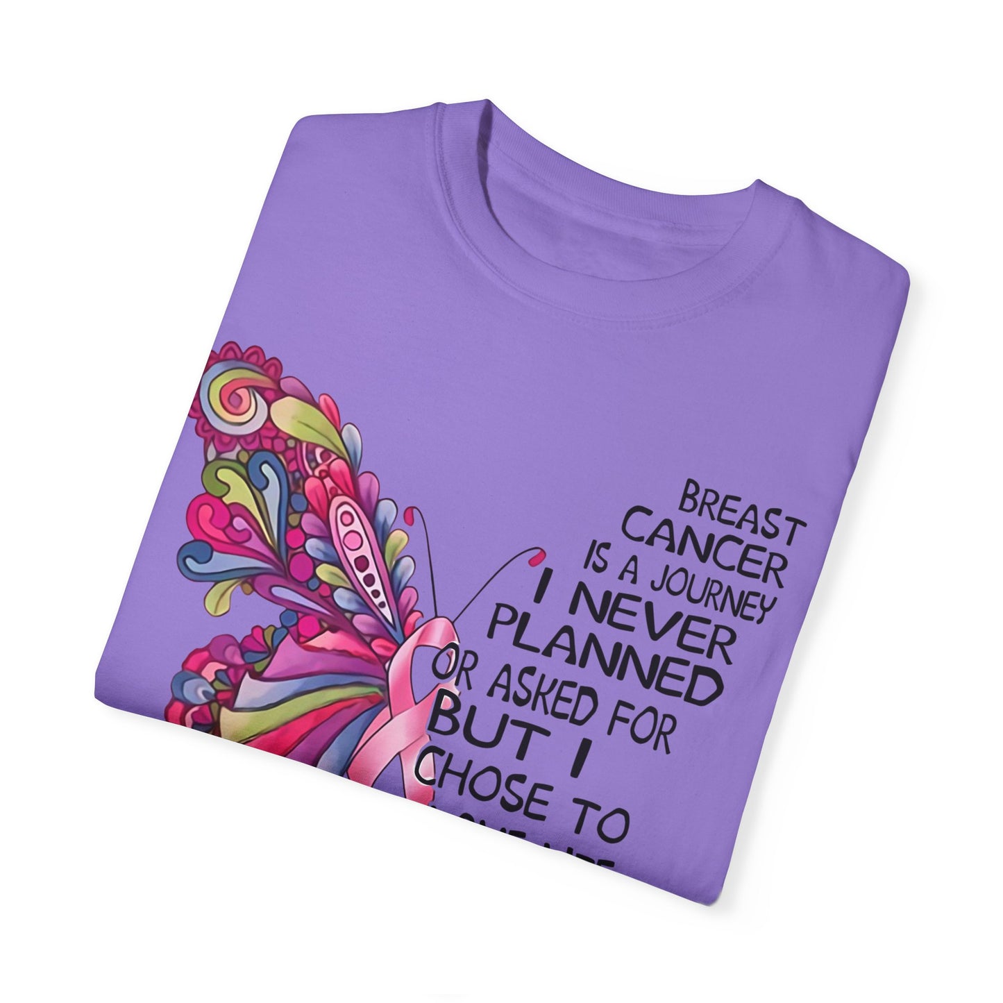 Inspirational Cancer Awareness T-Shirt – Love Life, Fight Disease, and Win!