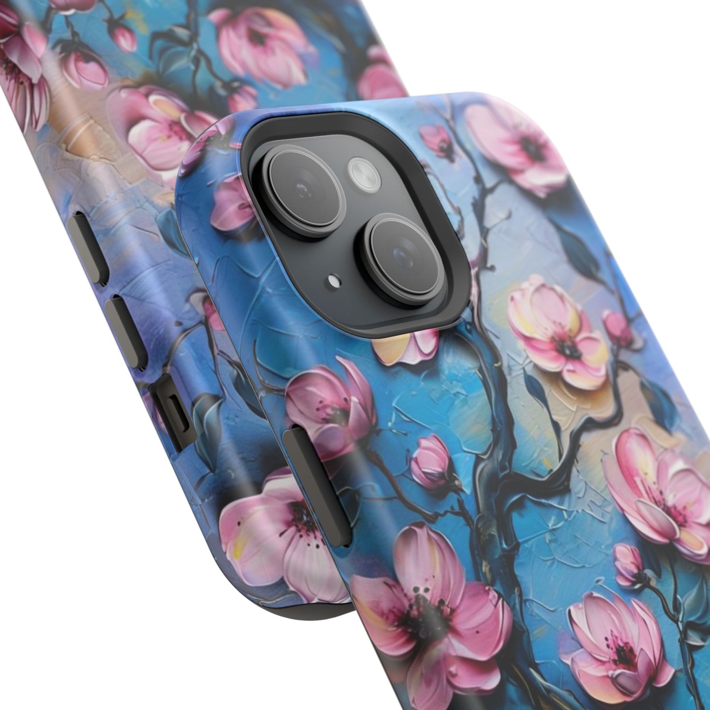 Floral Magnetic Tough Cases - Durable Phone Protection with Artistic Design, Phone Accessories, Gift for Her, Custom Cases,