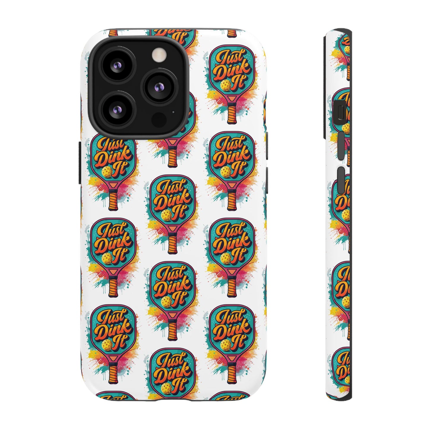 Vibrant Phone Case  pickleball - "Just Drink It" Design for Fun-Loving Drink Enthusiasts, Custom Case, Phone Accessories,