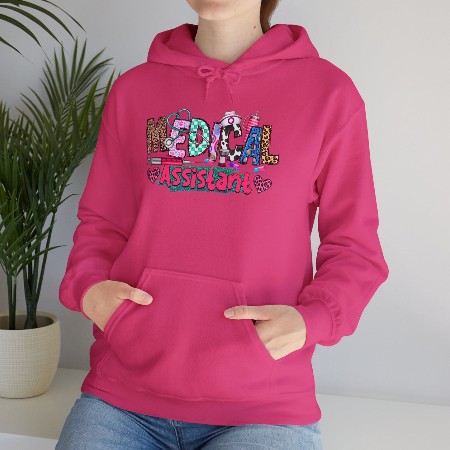 Medical Assistant Unisex Heavy Blend™ Hoodie - Cute and Cozy Sweatshirt for Healthcare Professionals