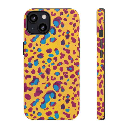 Leopard Print Phone Case - Tough Cases for Trendsetters, Stylish Protection, Unique Tech Accessory, iphone case