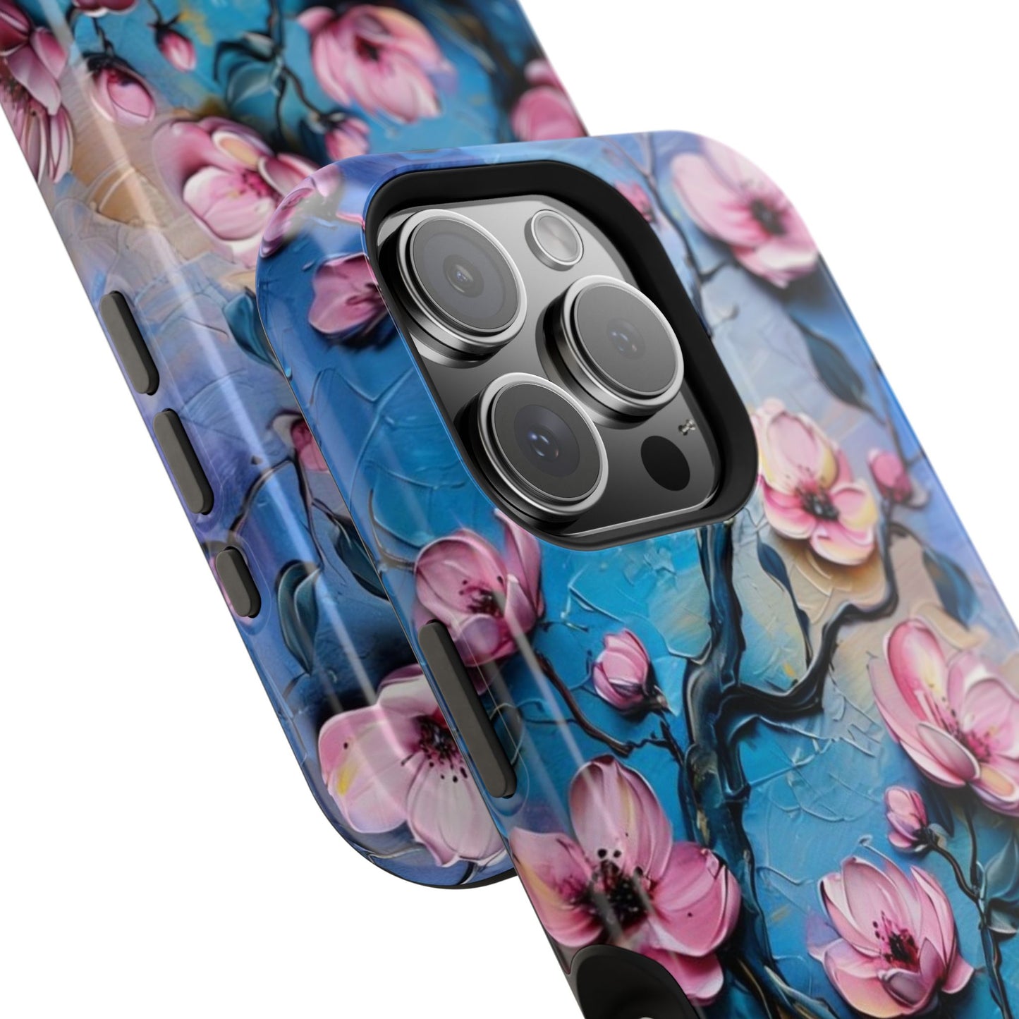 Floral Magnetic Tough Cases - Durable Phone Protection with Artistic Design, Phone Accessories, Gift for Her, Custom Cases,