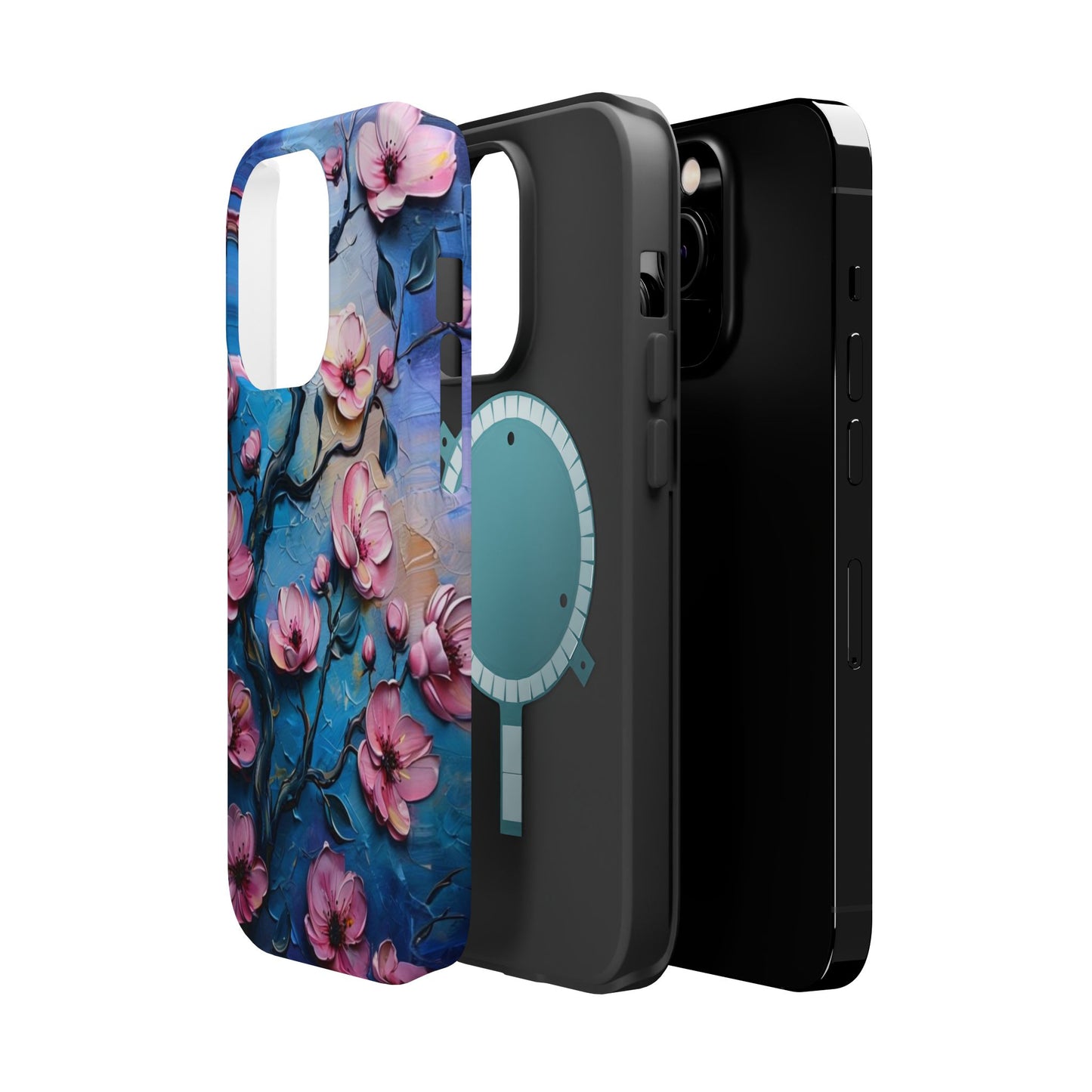 Floral Magnetic Tough Cases - Durable Phone Protection with Artistic Design, Phone Accessories, Gift for Her, Custom Cases,