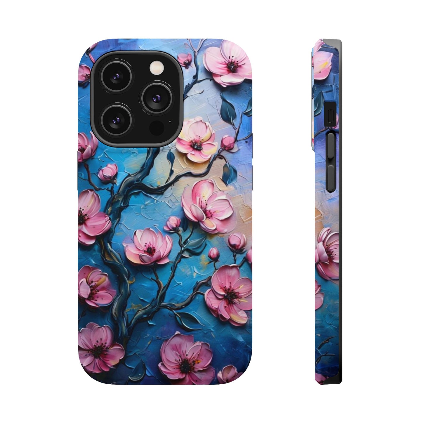 Floral Magnetic Tough Cases - Durable Phone Protection with Artistic Design, Phone Accessories, Gift for Her, Custom Cases,