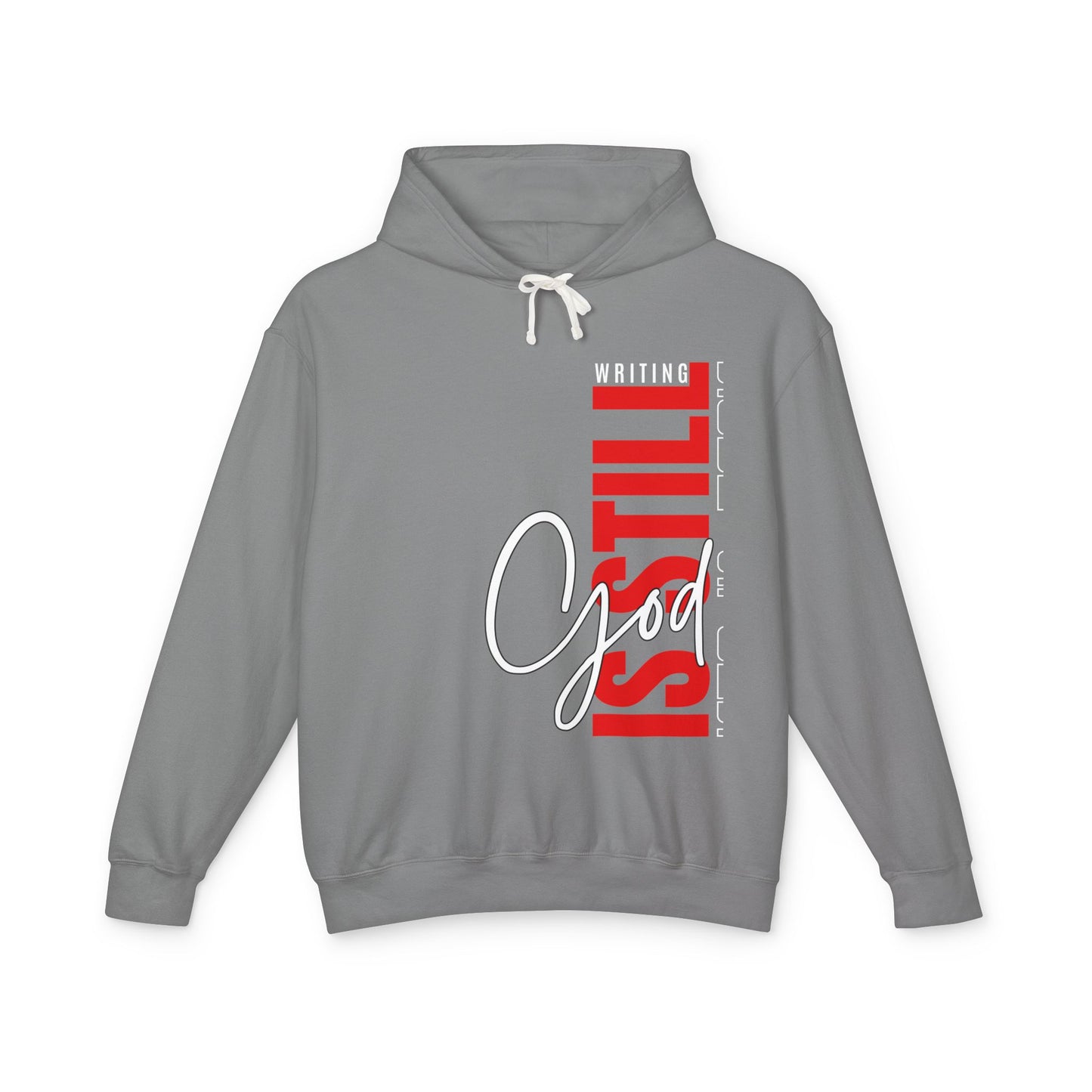 Inspirational Unisex Lightweight Hooded Sweatshirt - Faith, God, Writing, Casual Wear, Christian Gifts, Cozy Hoodie