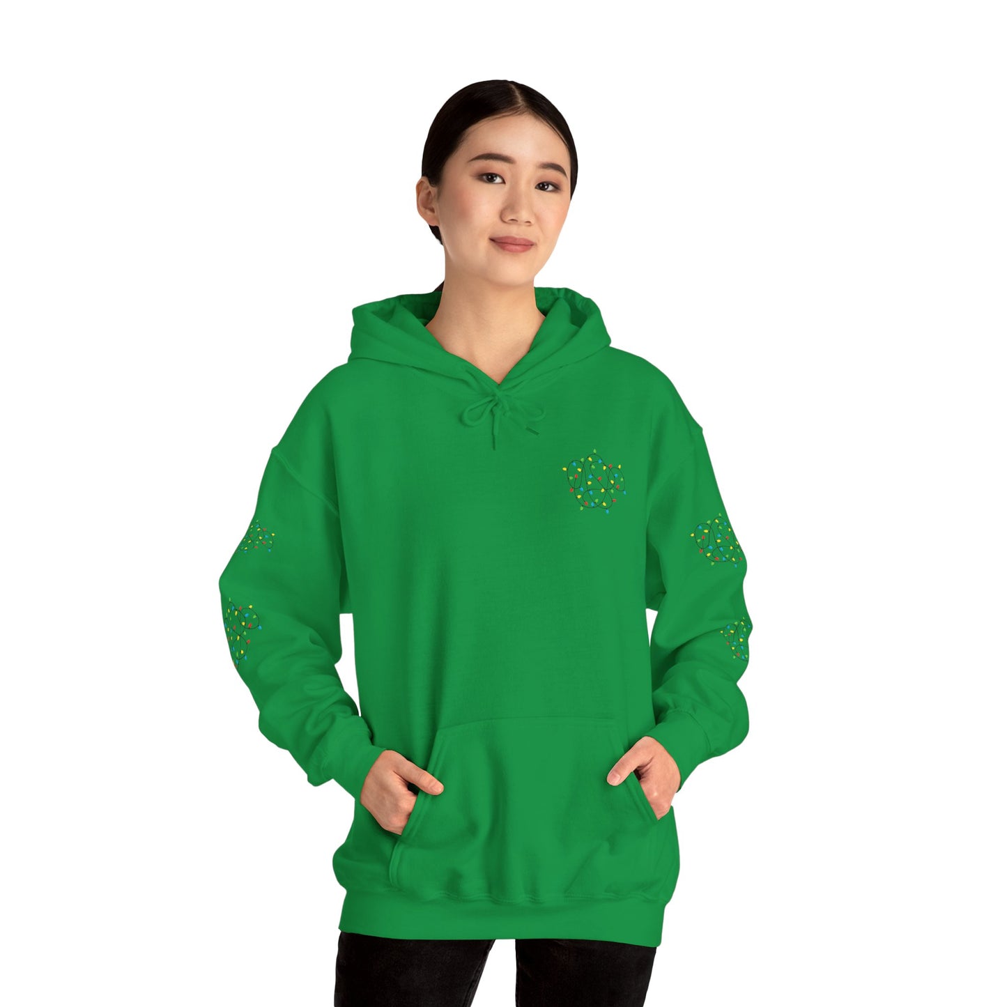 Festive Giraffe Hoodie: Cozy Holiday Sweatshirt for Christmas, Family Gatherings, Unisex Winter Wear, Cute Holiday Apparel, Gift