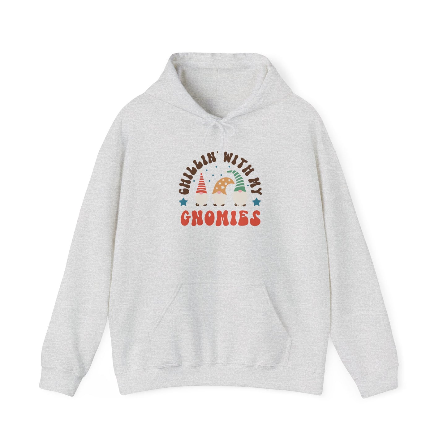 Chillin' with My Gnomies Hoodie, Cozy Sweatshirt for Friends, Fall Fashion, Gift for Garden Lovers, Cute Casual Wear