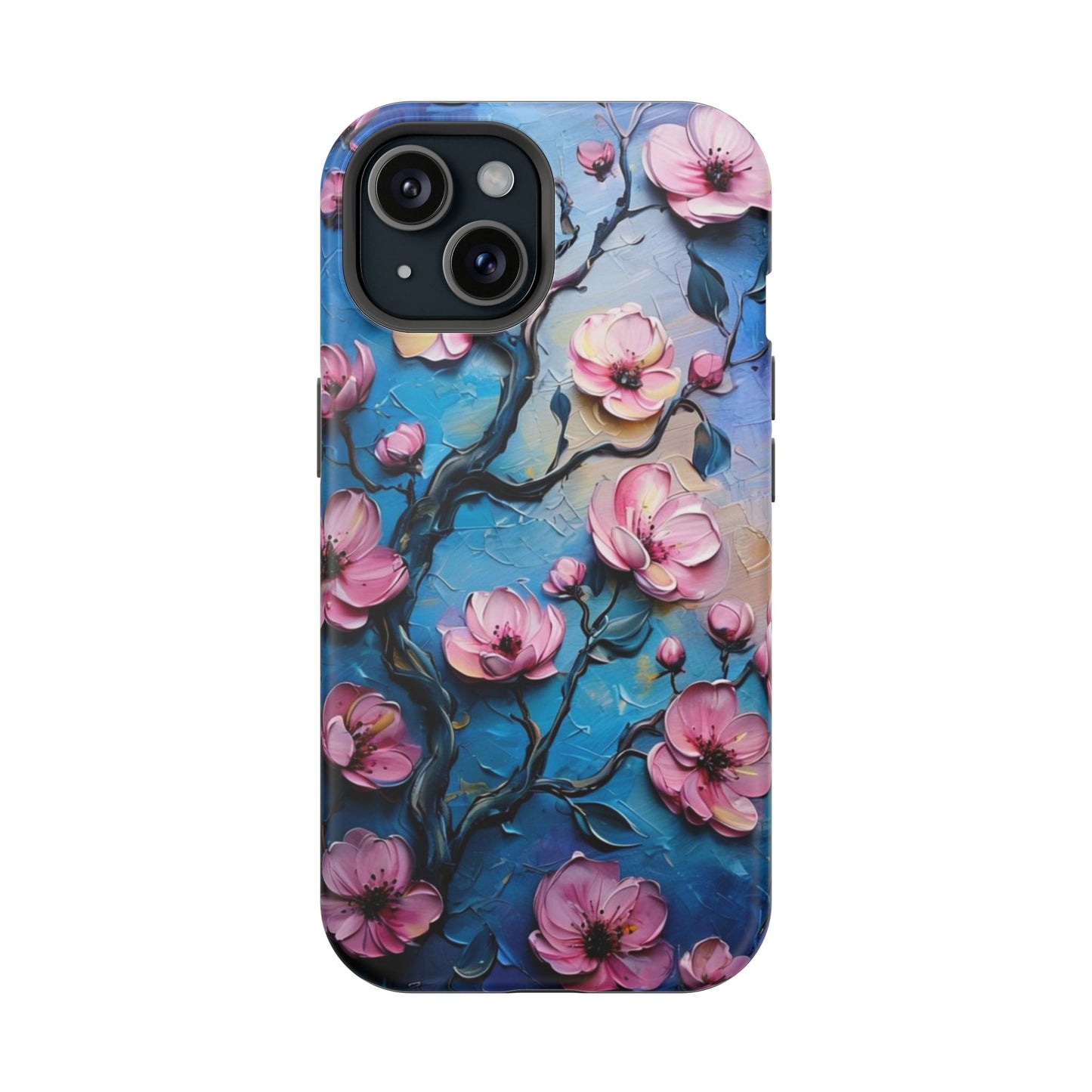 Floral Magnetic Tough Cases - Durable Phone Protection with Artistic Design, Phone Accessories, Gift for Her, Custom Cases,