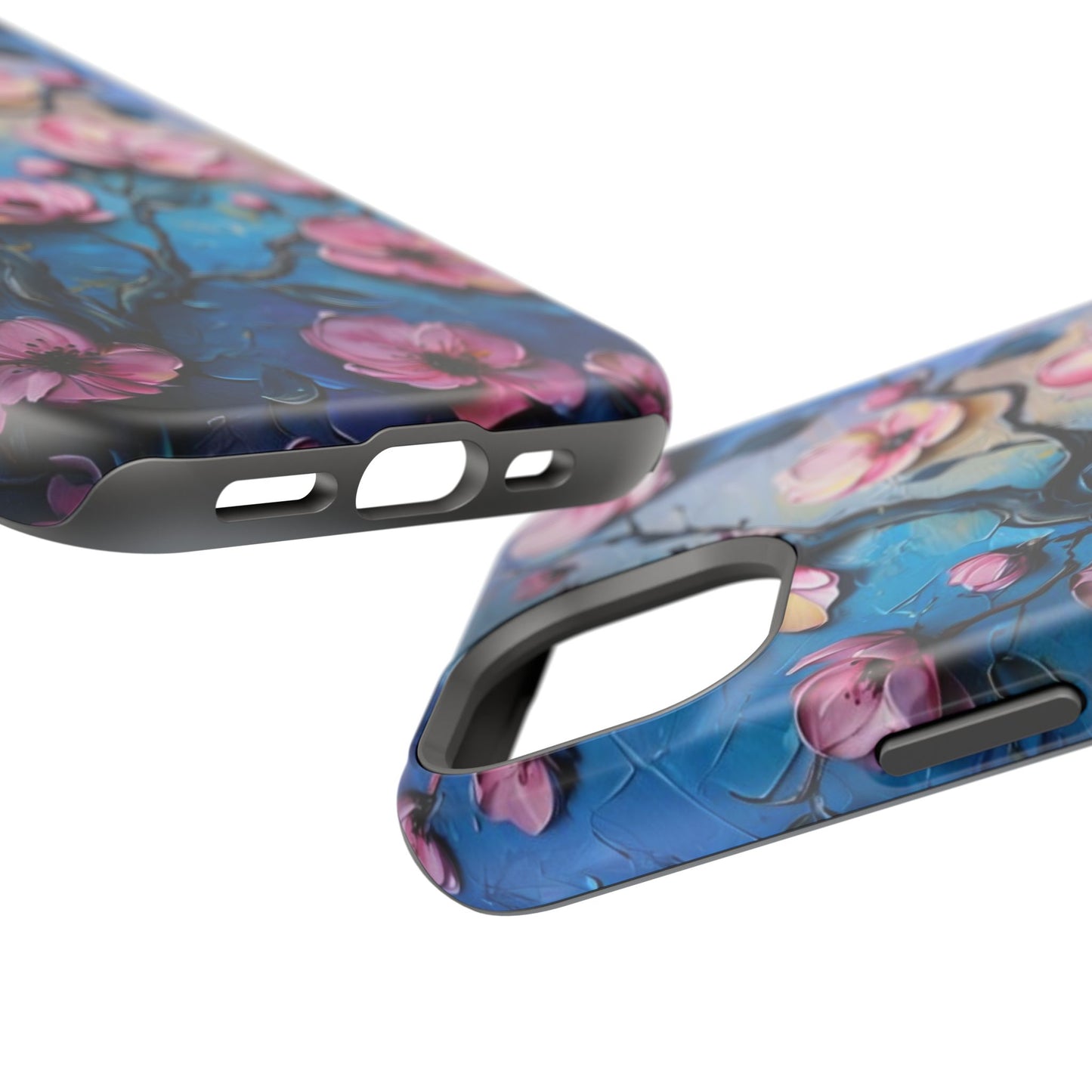 Floral Magnetic Tough Cases - Durable Phone Protection with Artistic Design, Phone Accessories, Gift for Her, Custom Cases,