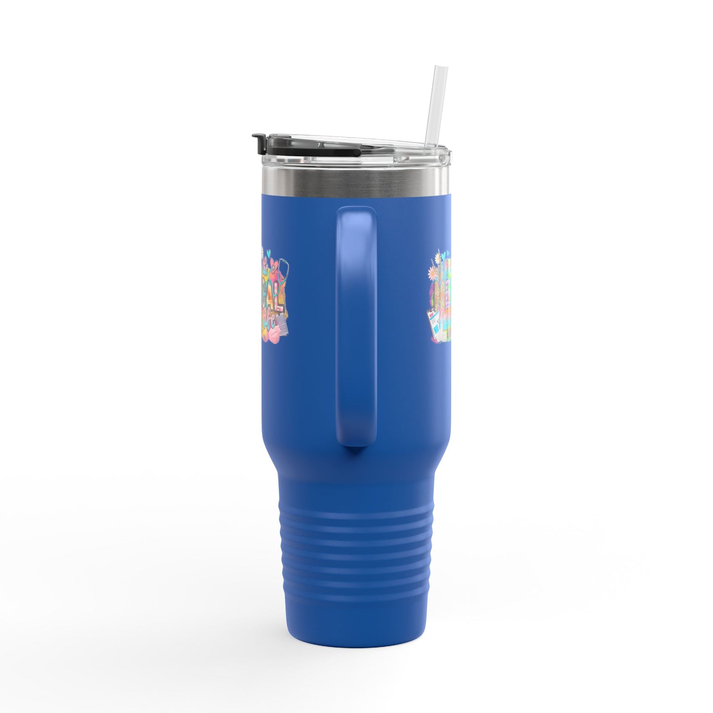 Colorful Insulated Travel Mug - Perfect for Medical Professionals