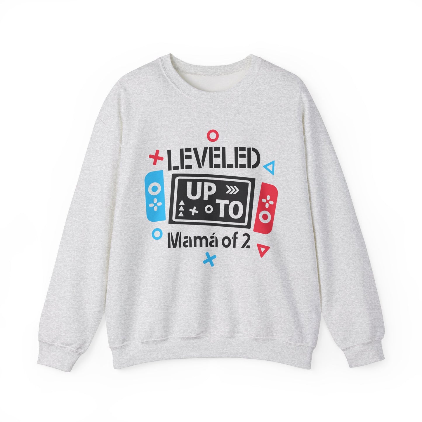 Leveled Up Mama Crewneck Sweatshirt - Unisex Gaming Gift