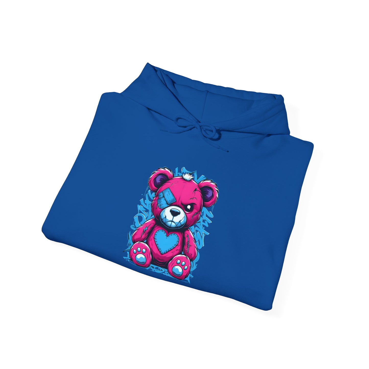 Cute Cartoon Bear Hoodie - Unisex Heavy Blend™ Sweatshirt