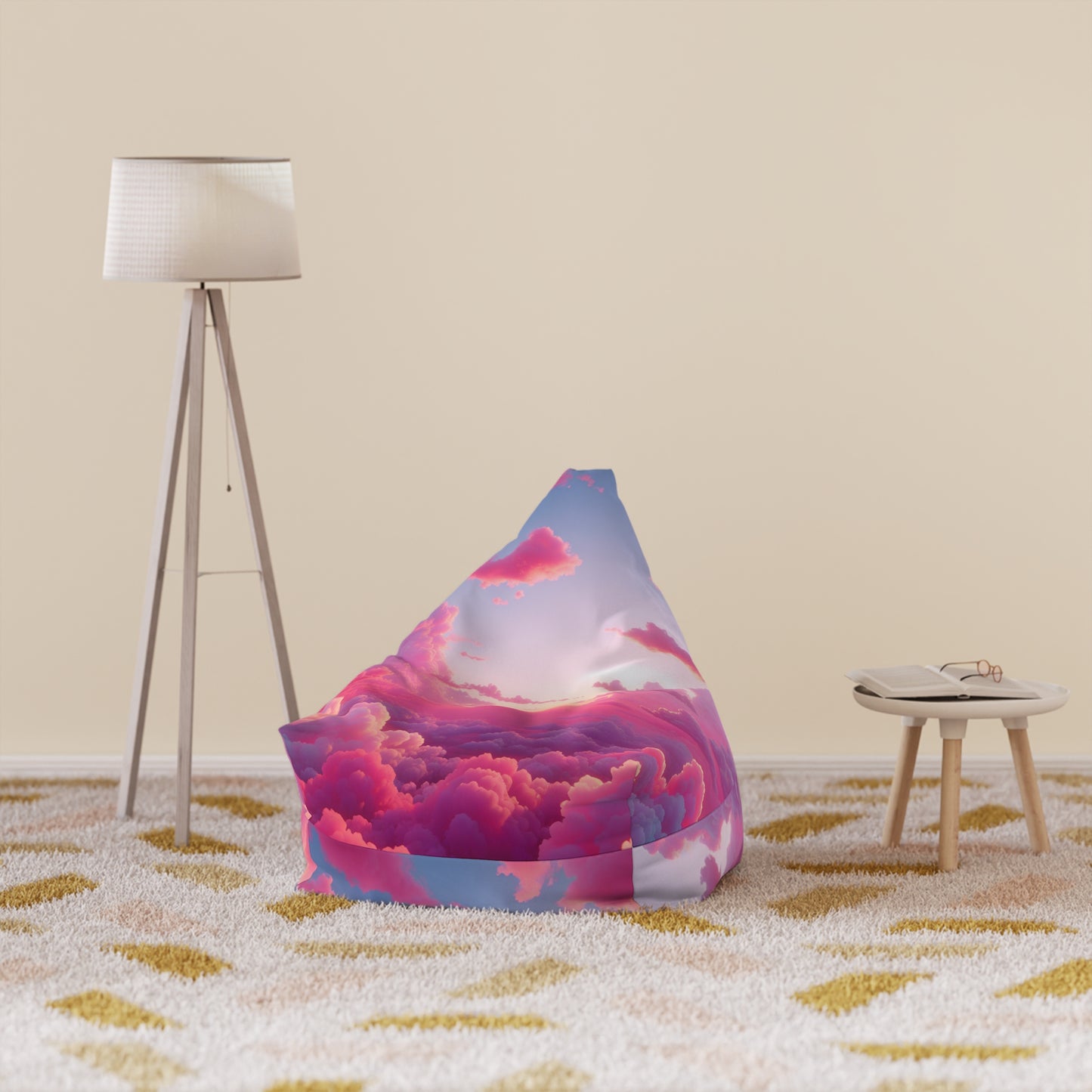 Dreamy Clouds Bean Bag Chair Cover – Cozy Home Decor for Relaxation