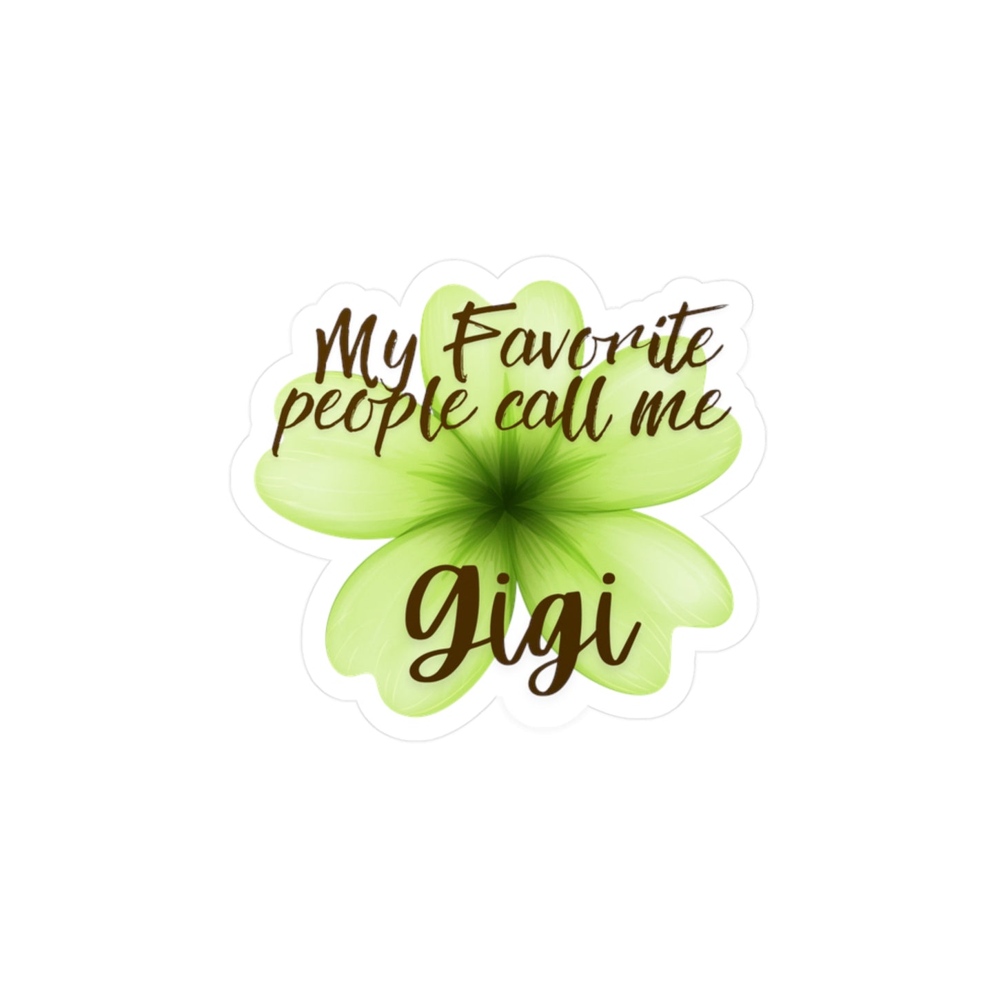 Personalized Gigi Vinyl Decals - Perfect Gift for Loved Ones