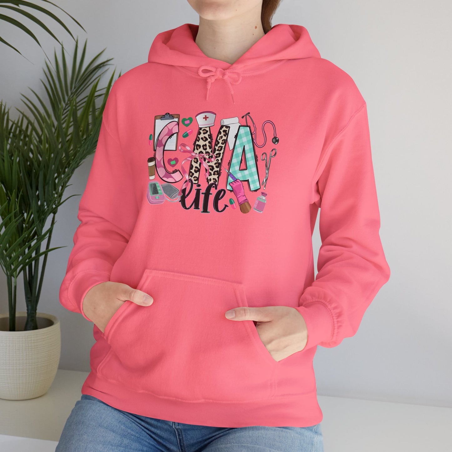 CNA Life Hoodie - Trendy Casual Sweatshirt for Everyday Wear, Medical Life